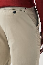 Tommy Hilfiger Denton Structure Chino Brown Trousers - Image 4 of 5