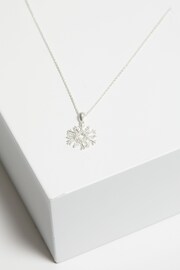Simply Silver Silver Tone Snowflake Pendant Necklace - Image 2 of 4