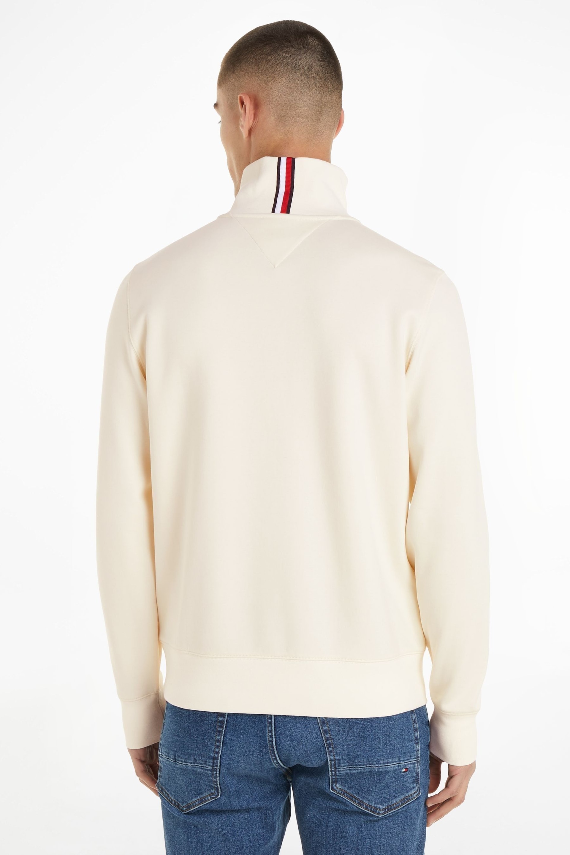 Tommy Hilfiger Monogram Cream Sweatshirt - Image 2 of 6