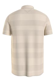 Tommy Hilfiger Stripe Regular Natural Polo Top - Image 2 of 2