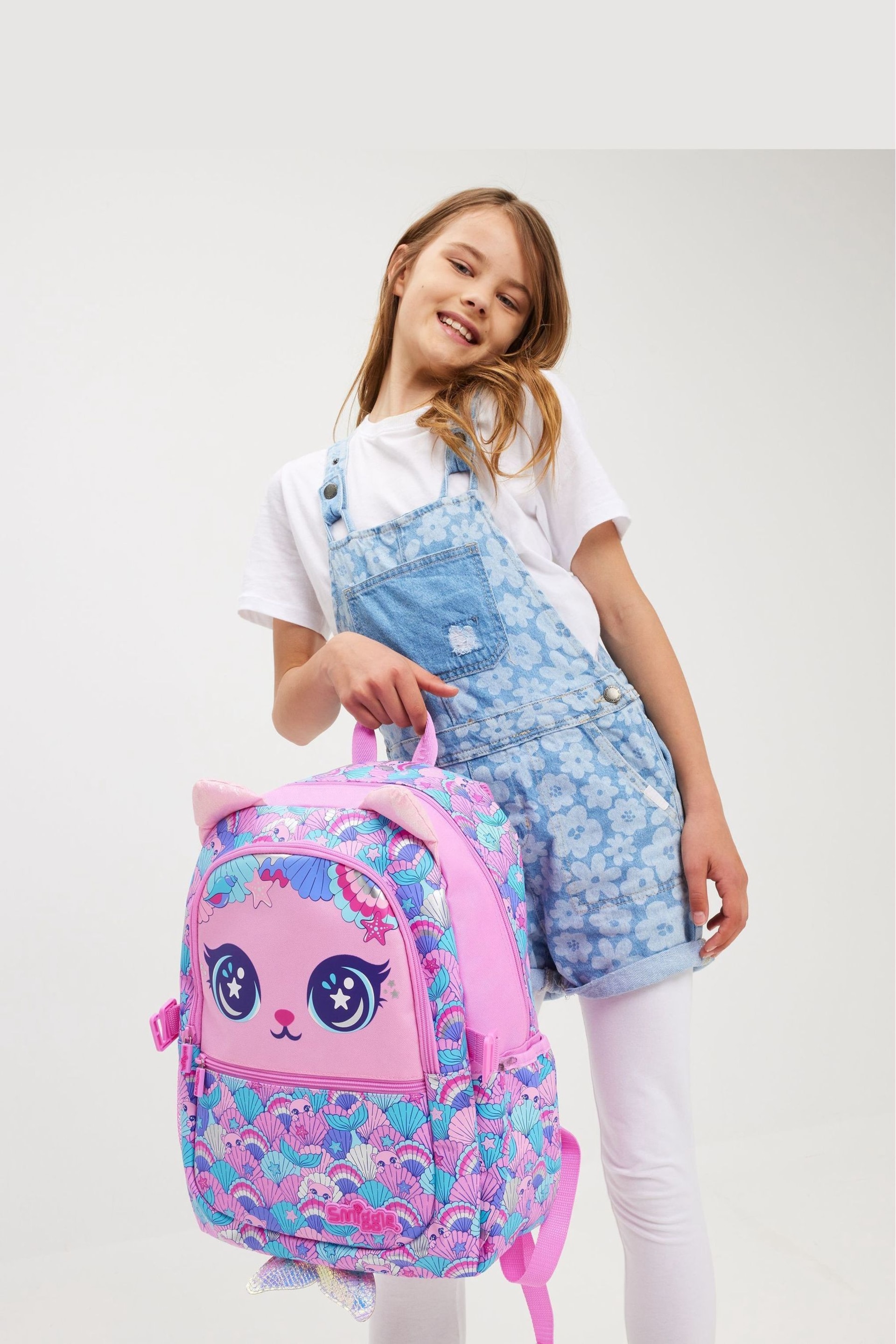 Smiggle Pink Hi There Classic Attach Backpack - Image 4 of 4