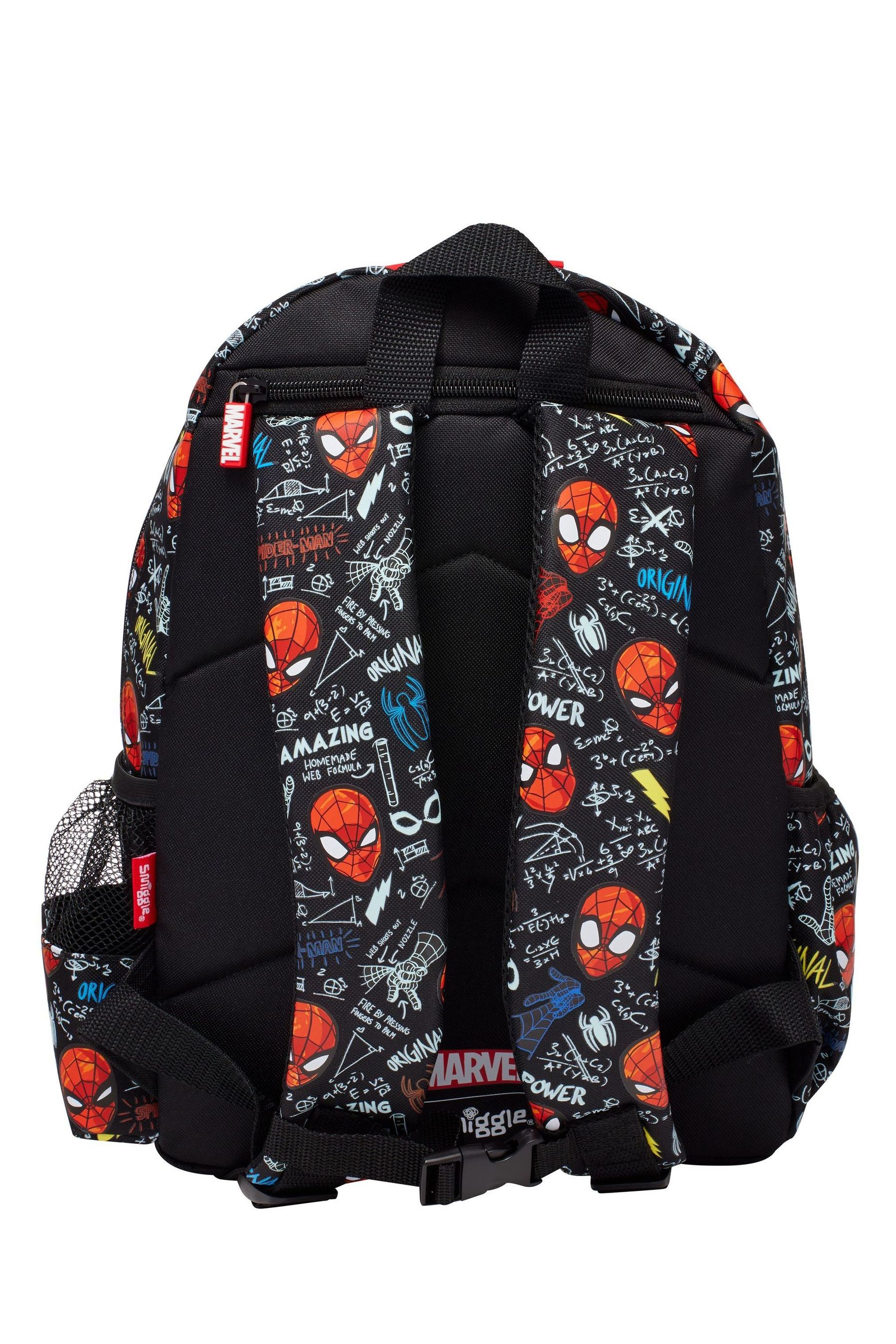 Buy Smiggle Black Spider Man Junior Character Hoodie Backpack from Next Denmark