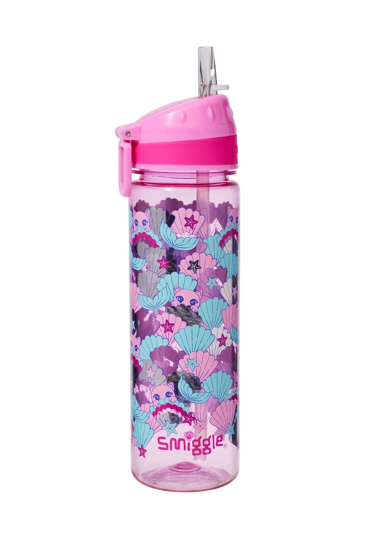 Smiggle Pink Hi There Drink Up Plastic Drink Bottle 650Ml - Image 2 of 2