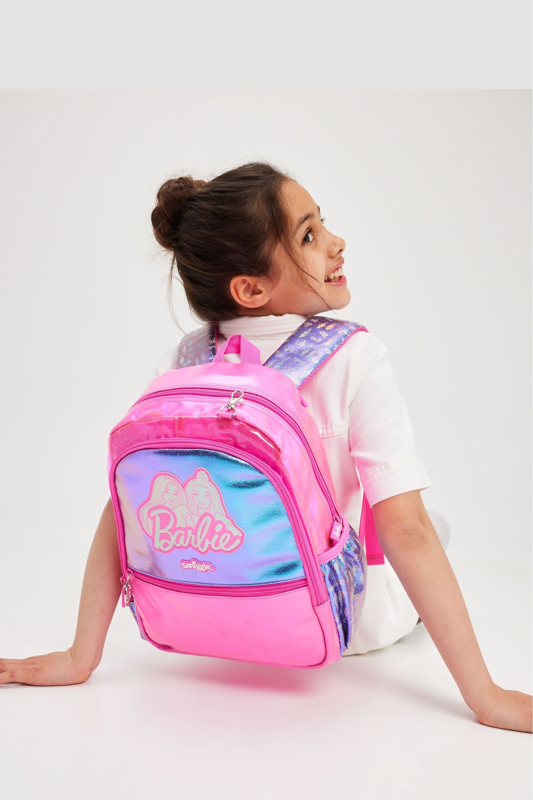Pink barbie backpack shop