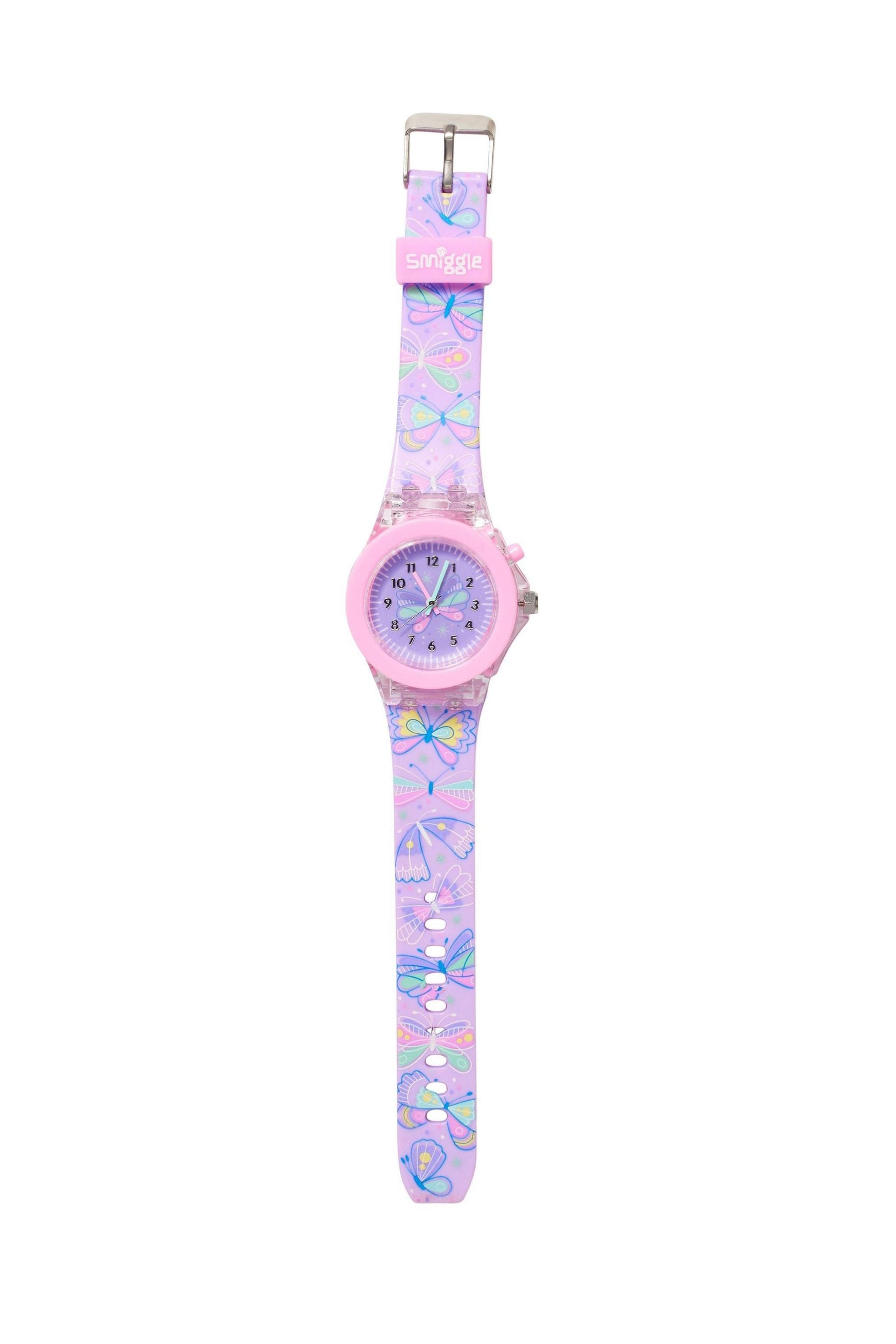 Buy Smiggle Purple Flutter Light Up Watch from the Next UK online shop