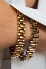 Luv Aj Gold Tone The Timepiece Bracelet - Image 4 of 7