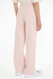 Tommy Hilfiger Pink Hilfiger Script Wide Trousers - Image 2 of 4