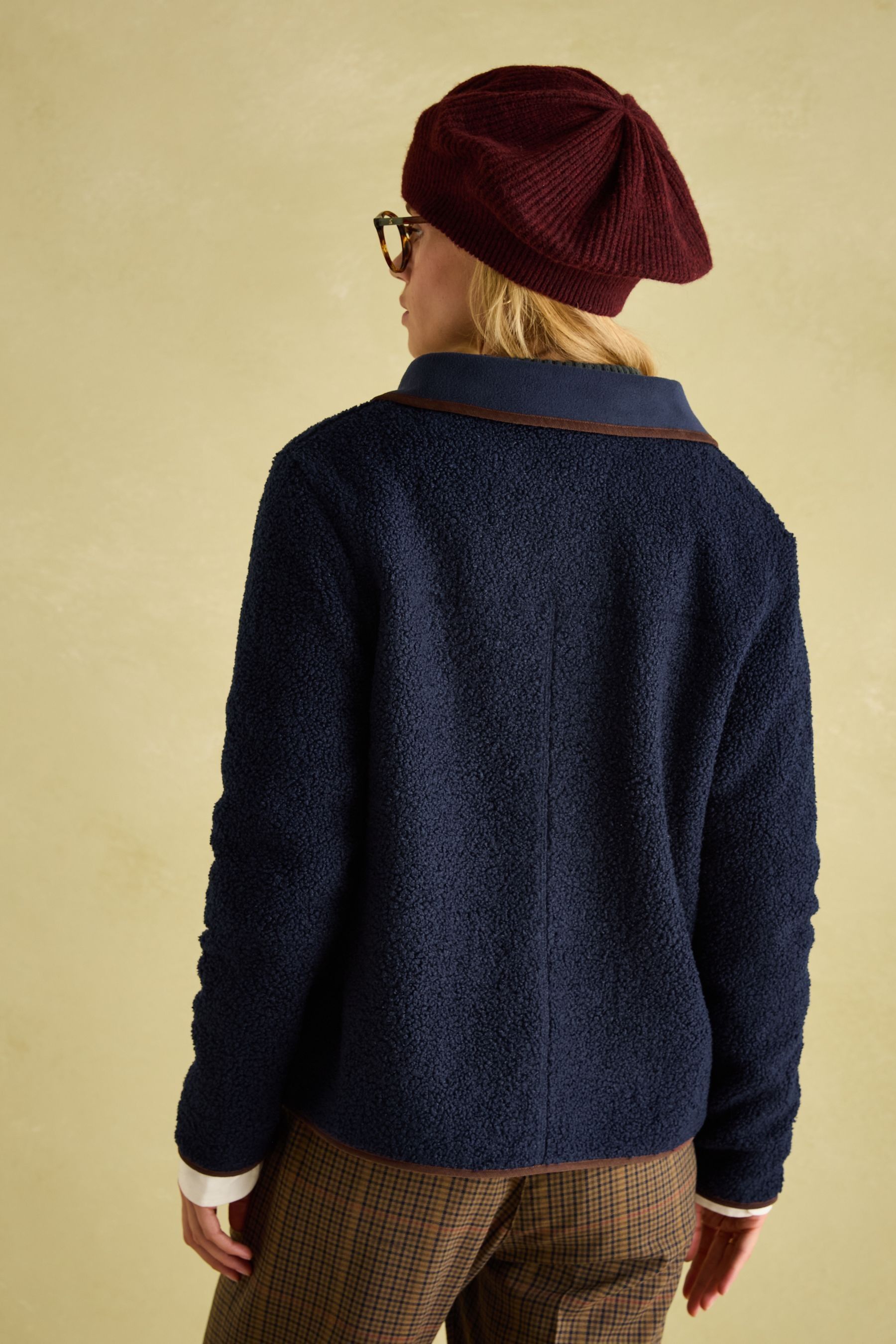 Joules fleece lined overshirt hotsell