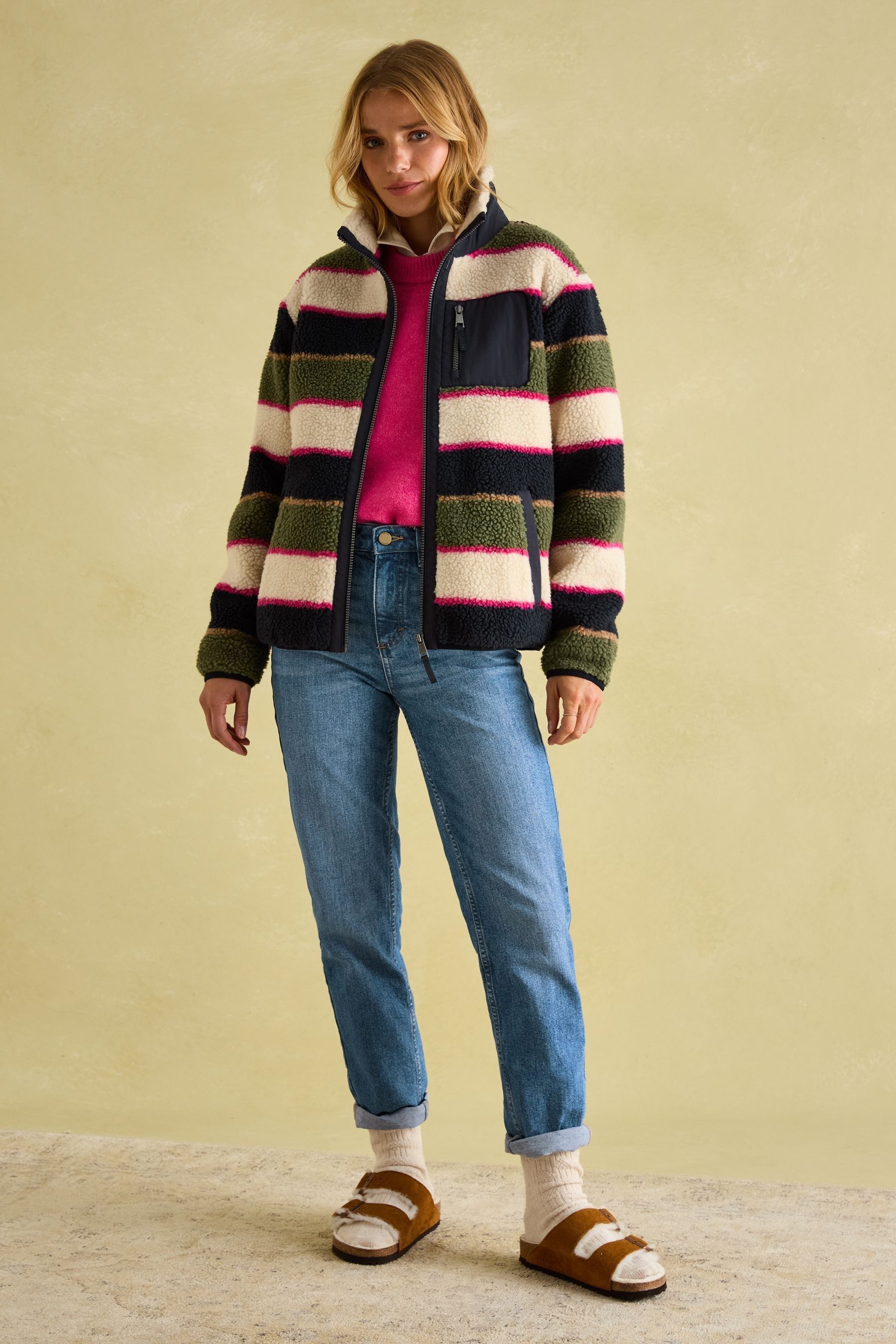 Joules fleece jacket shop