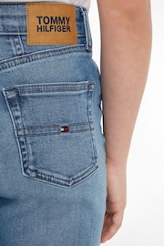 Tommy Hilfiger Blue High Rise Tapered Jeans - Image 3 of 6