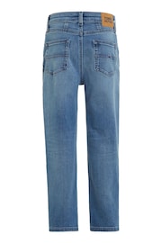 Tommy Hilfiger Blue High Rise Tapered Jeans - Image 5 of 6