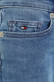 Tommy Hilfiger Blue High Rise Tapered Jeans - Image 6 of 6