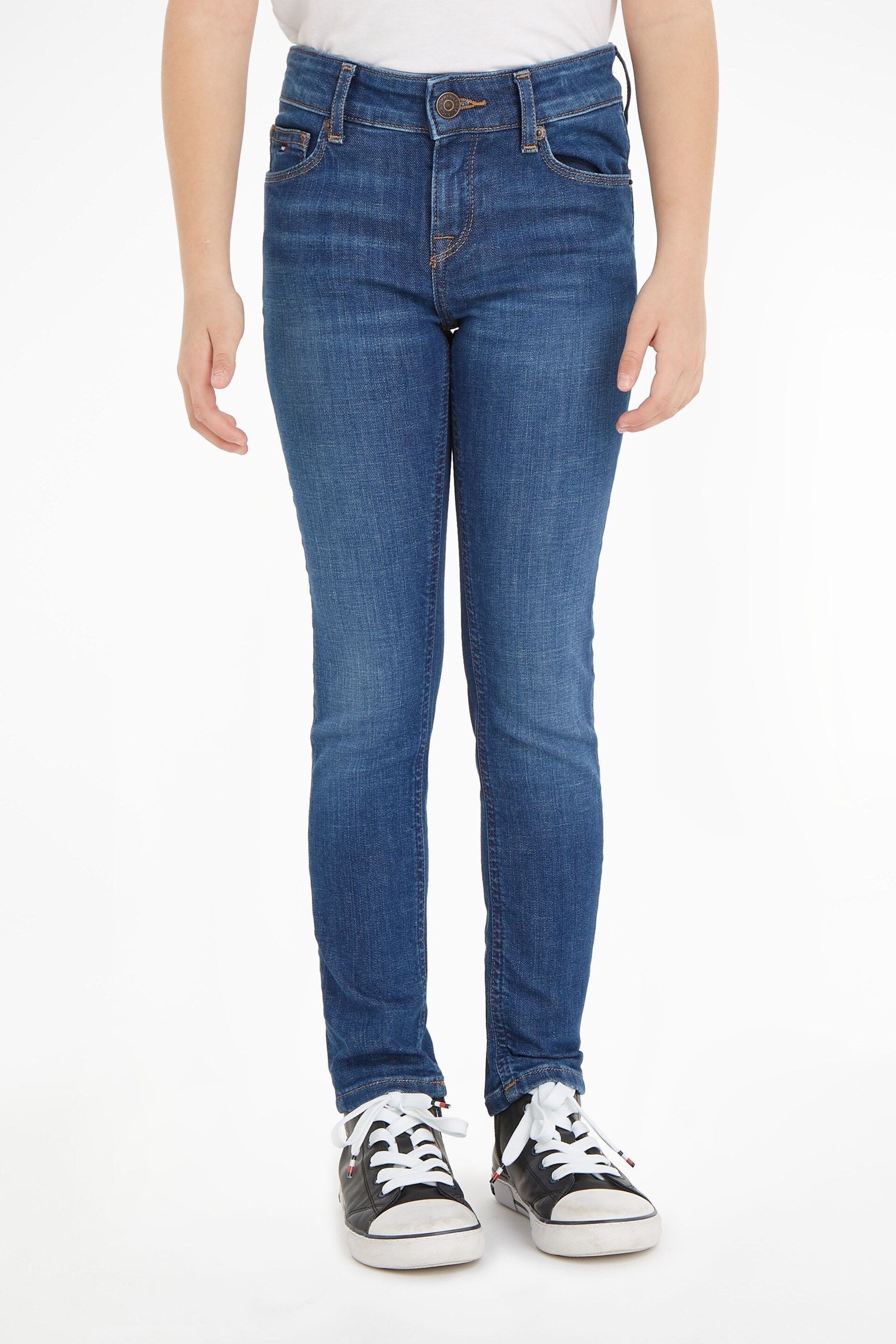 Tommy Hilfiger Blue Nora Dark Wash Jeans - Image 1 of 6