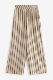 Neutral Stripe Wide Leg Trousers - Image 5 of 6
