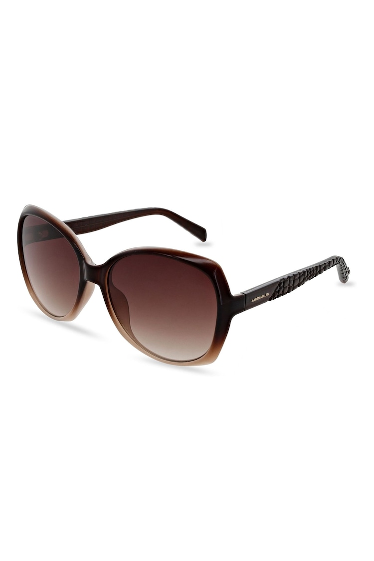 Karen Millen Brown Sunglasses - Image 1 of 5