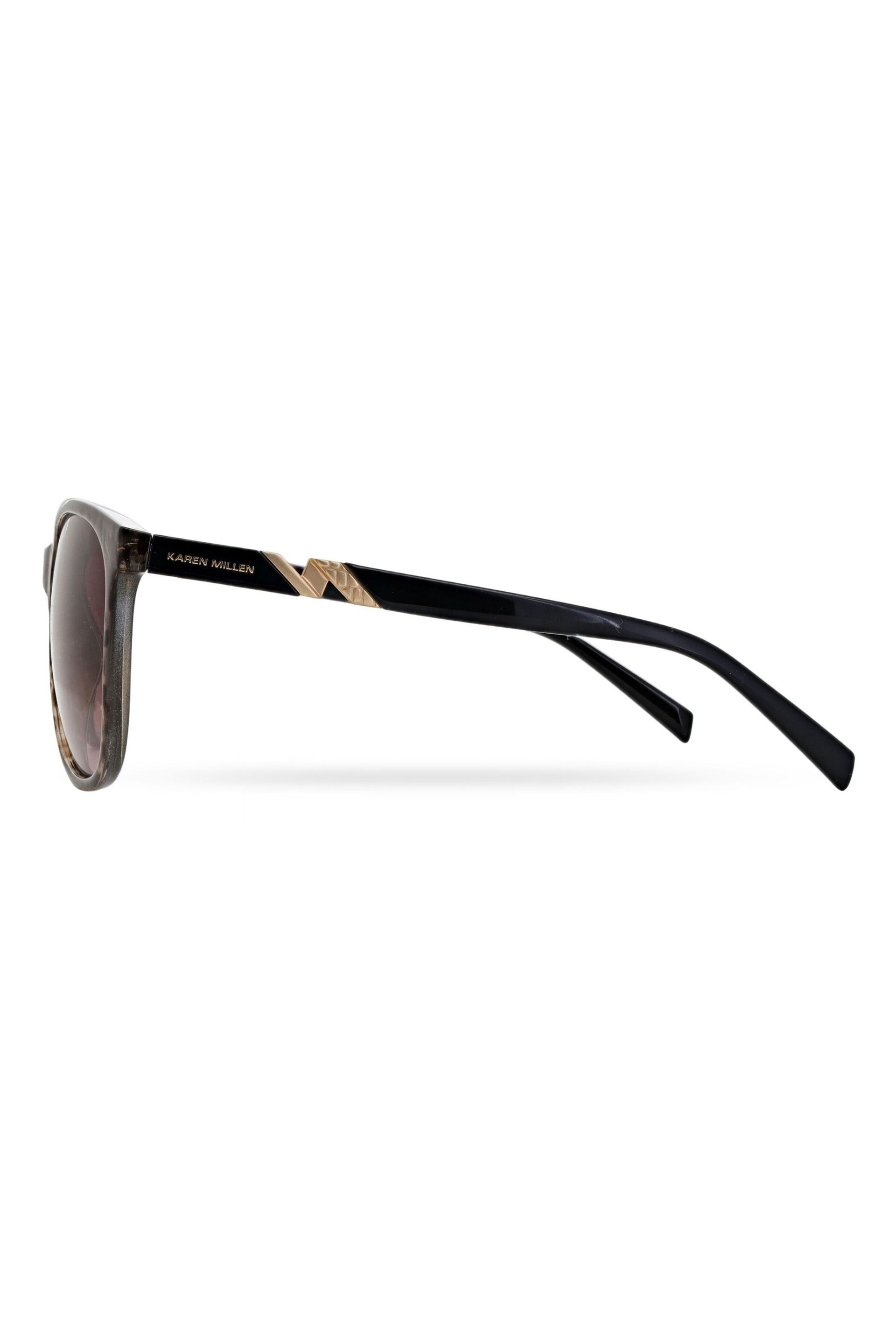 Karen Millen KM5057 Brown Sunglasses - Image 3 of 5