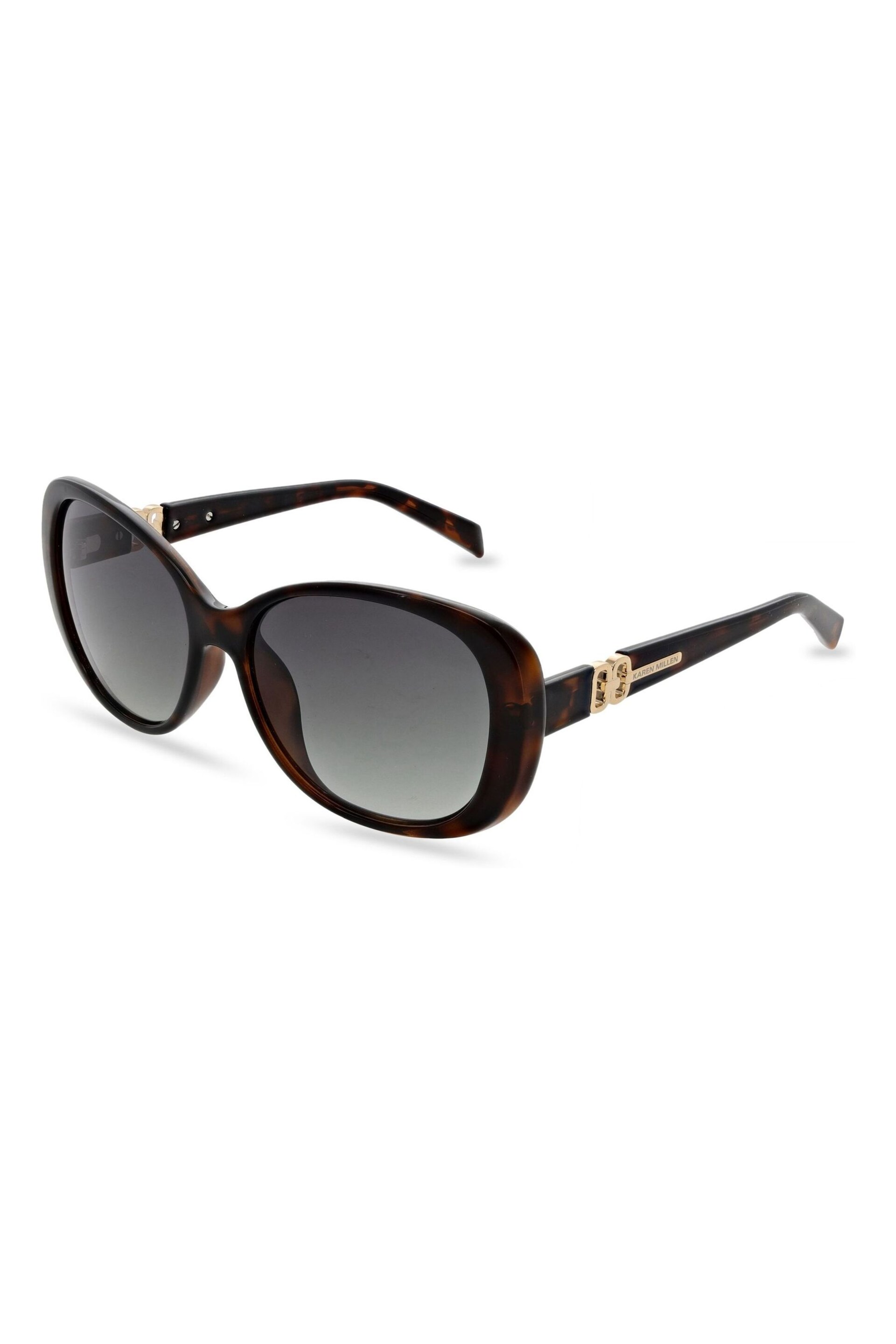 Karen Millen KM5054 Brown Sunglasses - Image 2 of 5