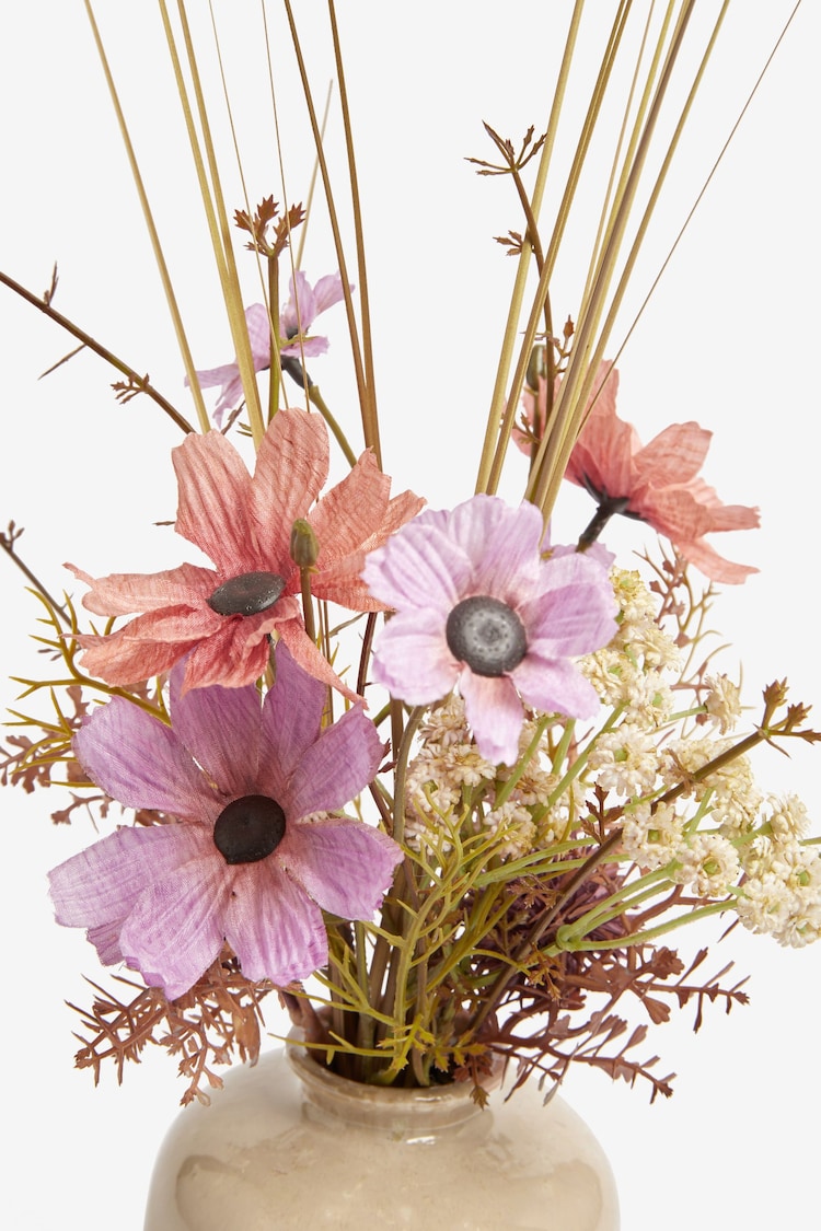 Purple Artificial Floral Arrangement - Image 2 of 2