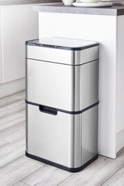 Tower Silver 50L Ozone Recycling Sensor Bin - Image 1 of 4