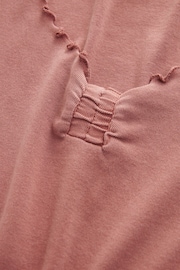 Pink Short Sleeve Lettuce Edge T-Shirt - Image 6 of 6