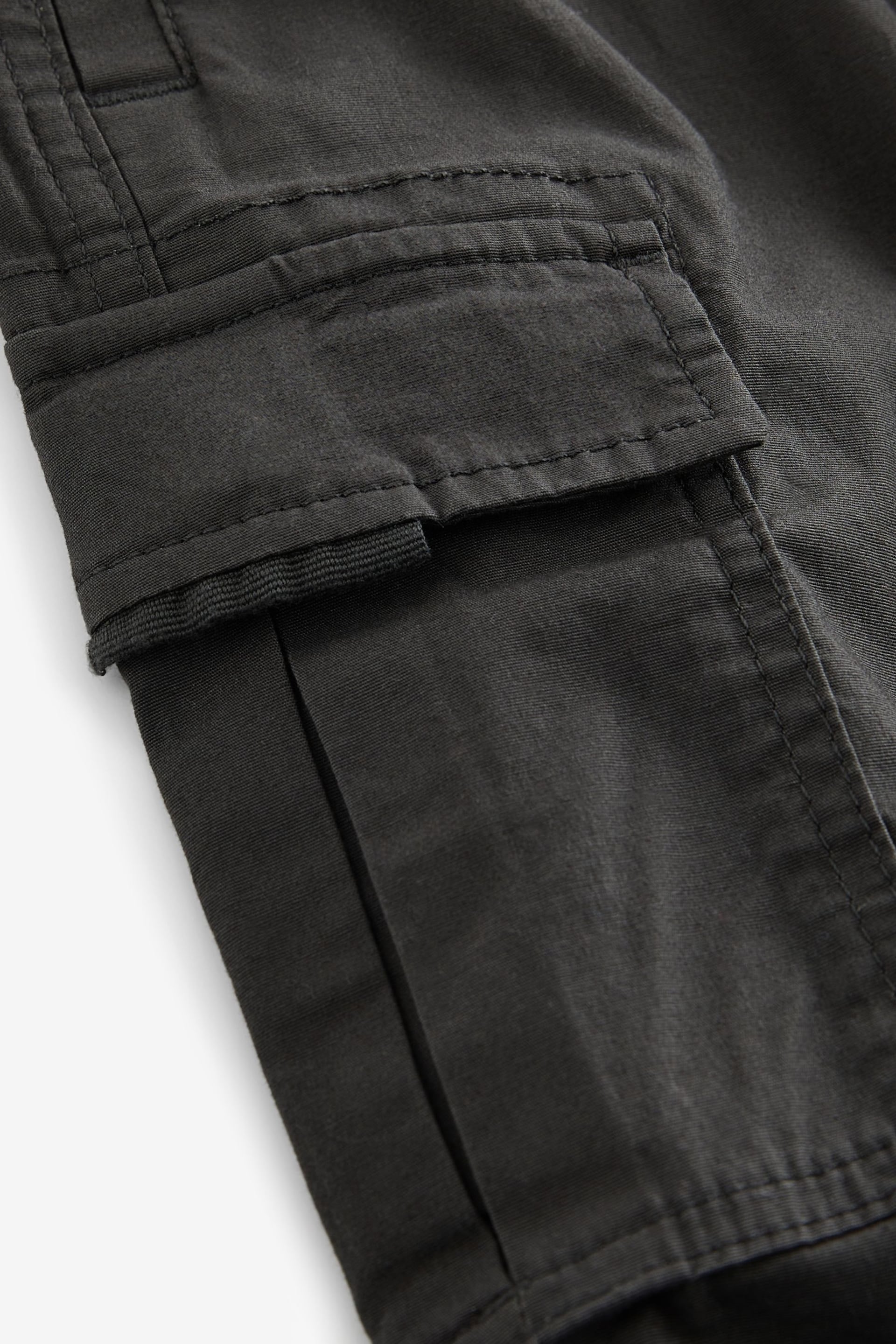 Charcoal Grey Cargo Trousers (3-16yrs) - Image 3 of 3