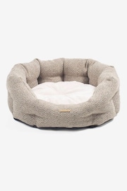 Lords and Labradors Light Grey Essentials Herdwick Oval Dog Bed - Image 5 of 6