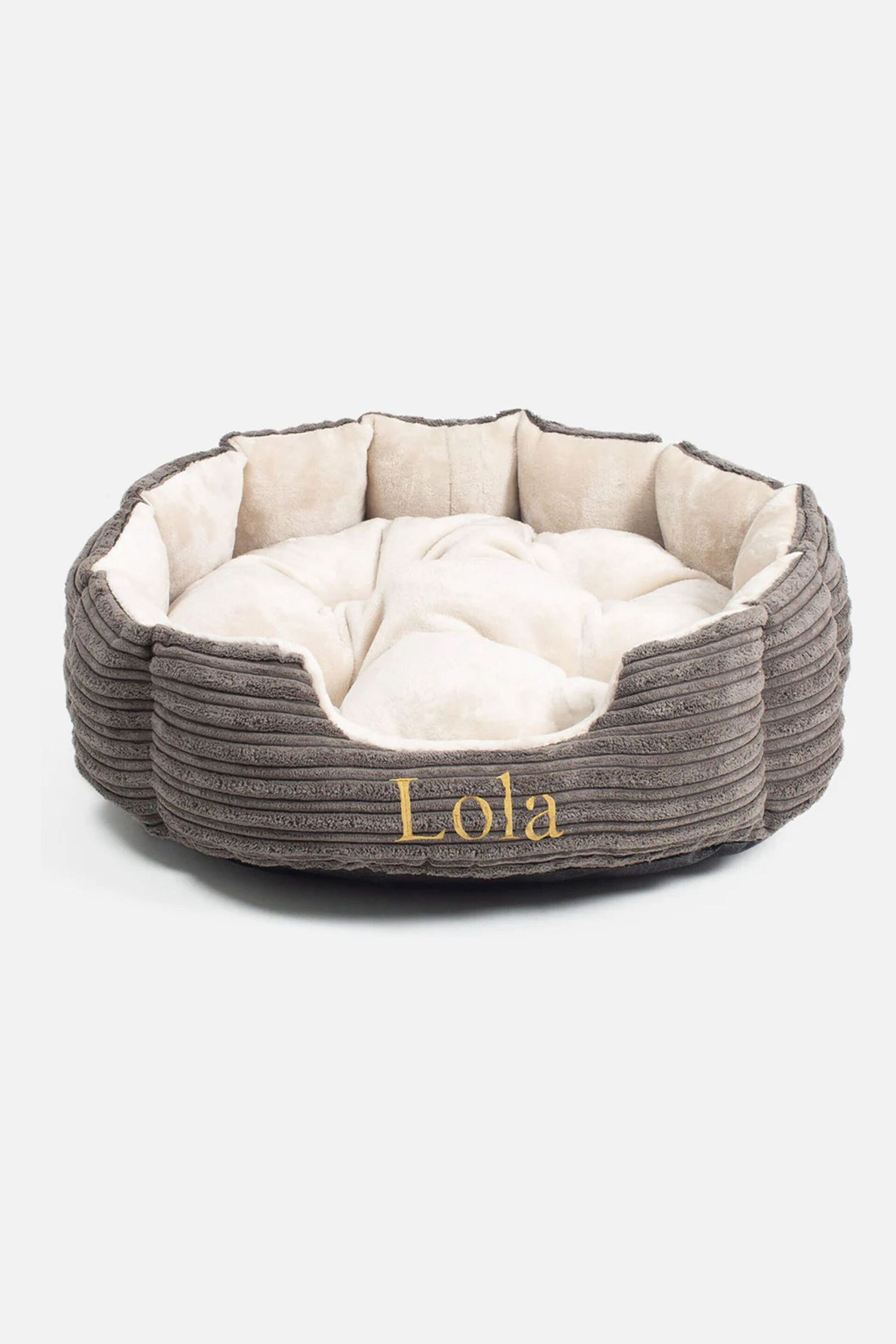 Lords and Labradors Dark Grey Essentials Round Dog Bed - Image 3 of 3