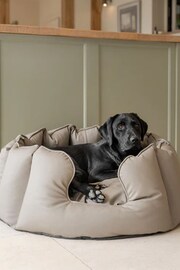 Lords and Labradors Mink Brown High Sided Dog Bed Rhino Leather - Image 1 of 6