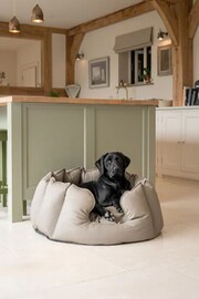 Lords and Labradors Mink Brown High Sided Dog Bed Rhino Leather - Image 2 of 6