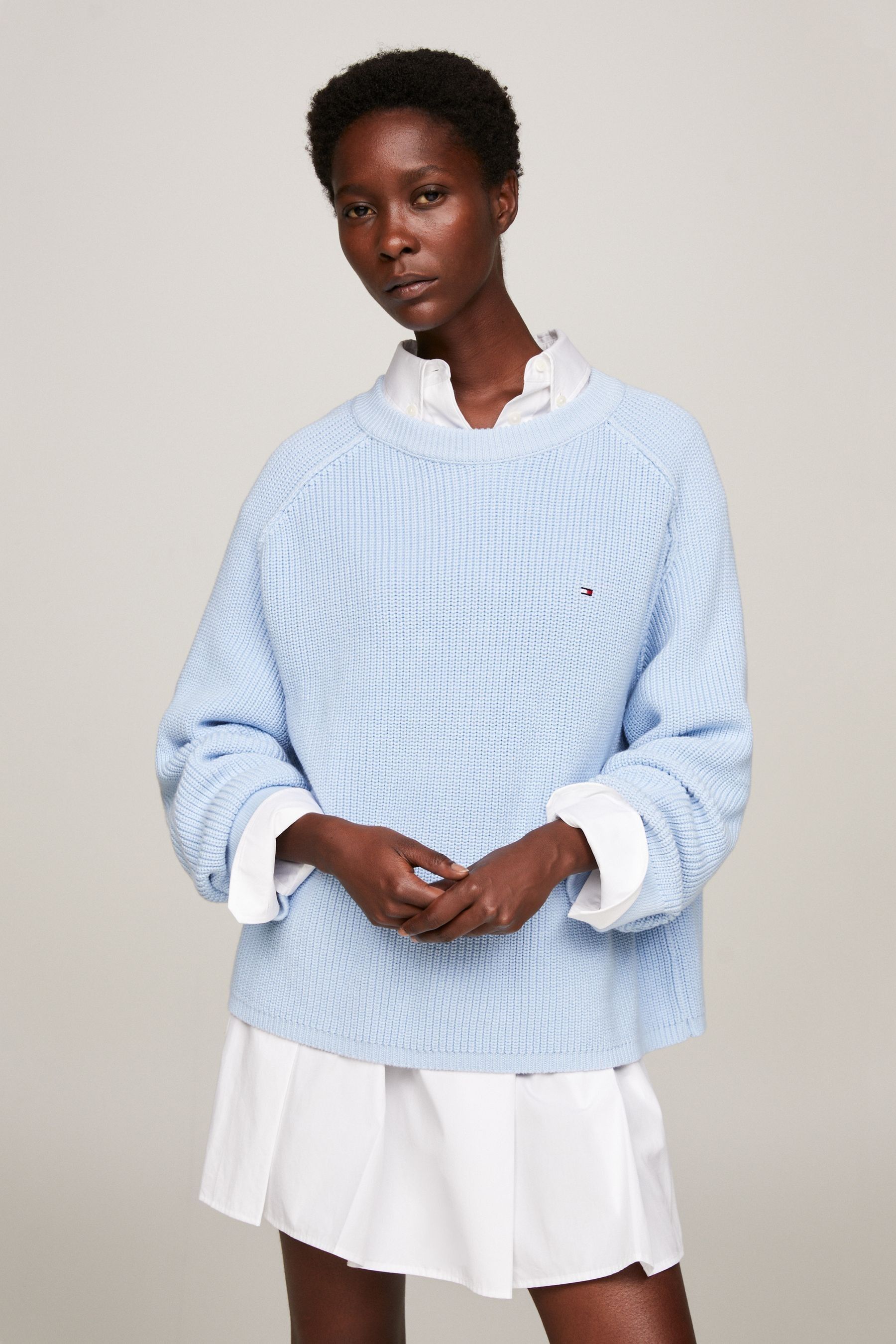 Tommy hilfiger blue sweater top