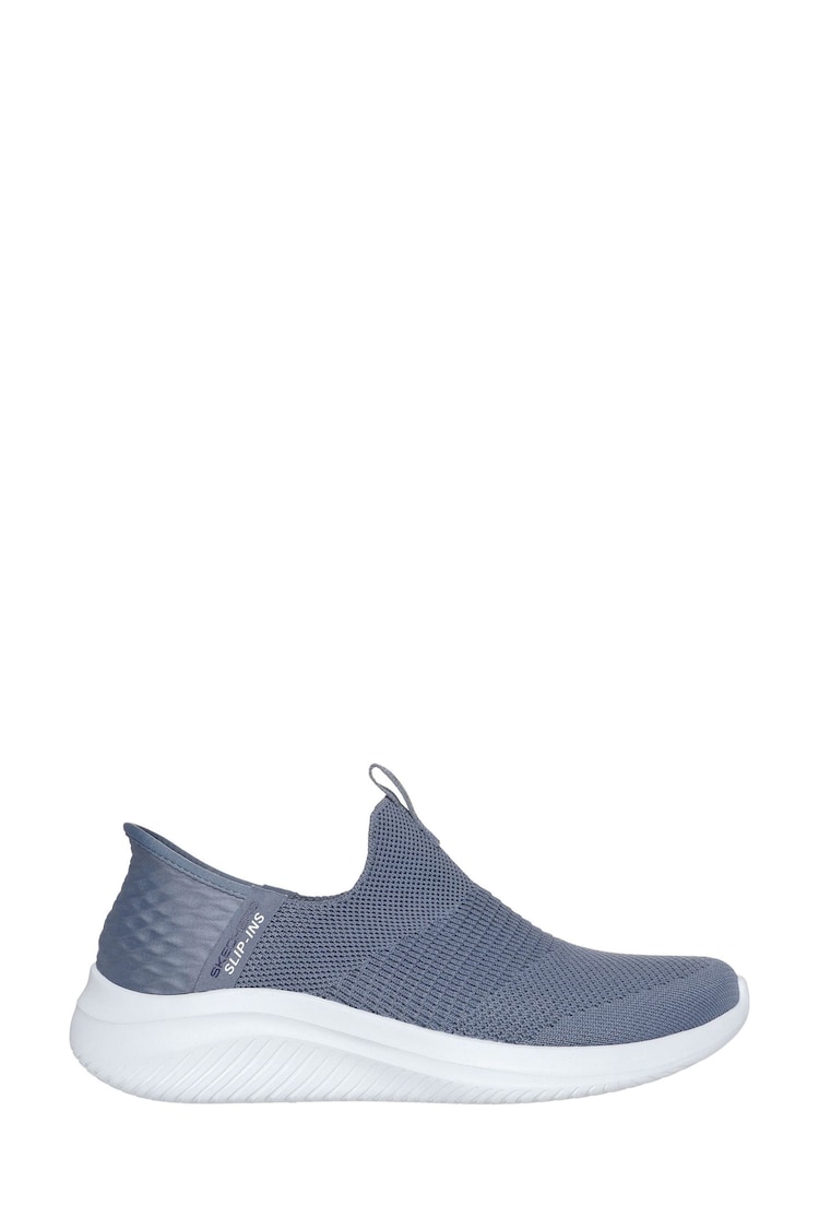 Skechers Grey Ultra Flex 3.0 Slip In Trainers - Image 1 of 3