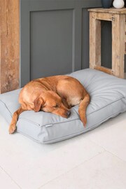 Lords and Labradors Grey Handled Dog Cushion Rhino Leather - Image 1 of 6