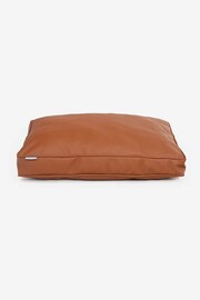 Lords and Labradors Tan Brown Handled Dog Cushion Rhino Leather - Image 4 of 5