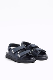 River Island Blue Boys Double Strap Sandals - Image 2 of 5