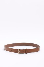 River Island Brown Brown Buckle Belt - Image 1 of 2