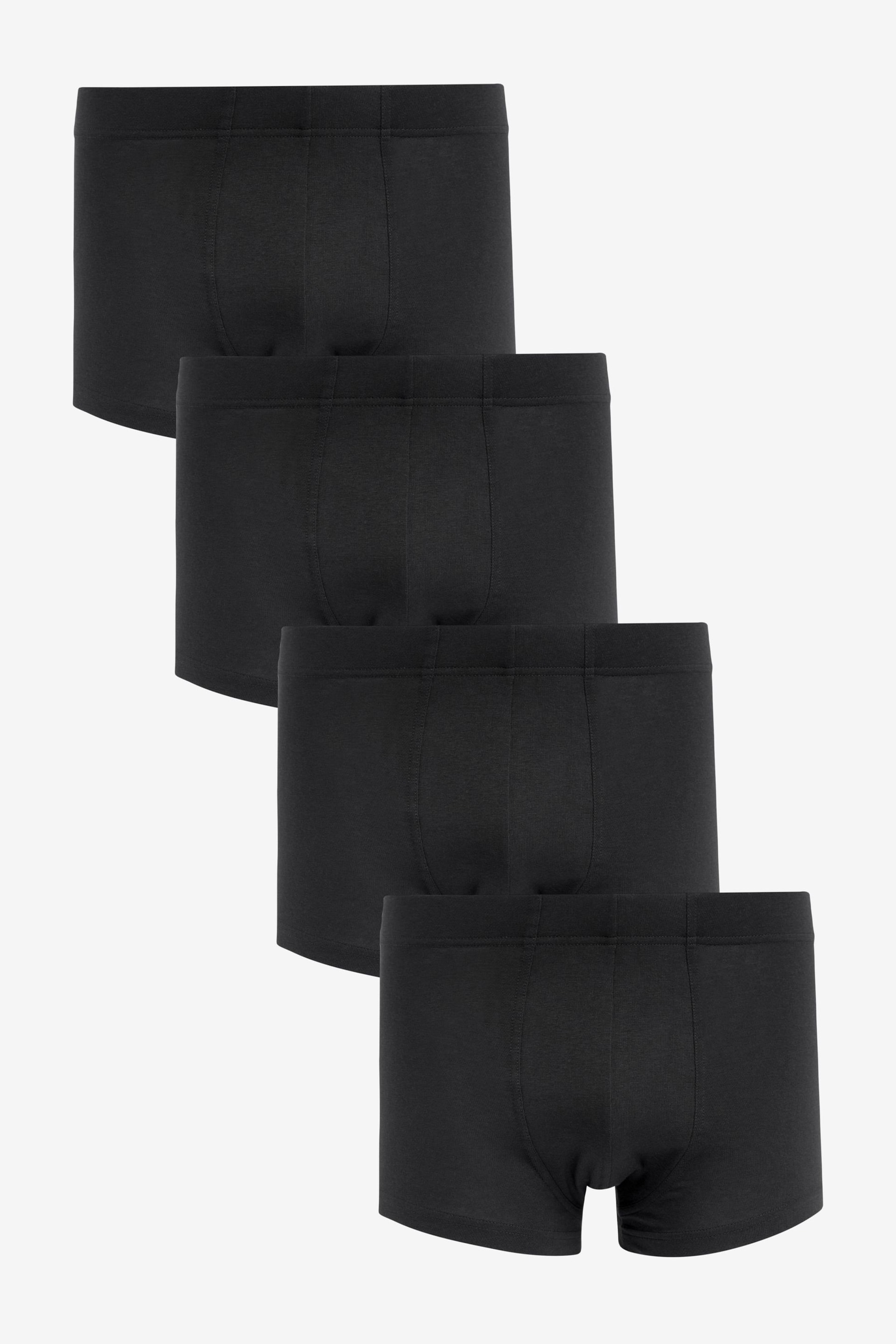 Black 4 pack Essential Hipsters - Image 1 of 3