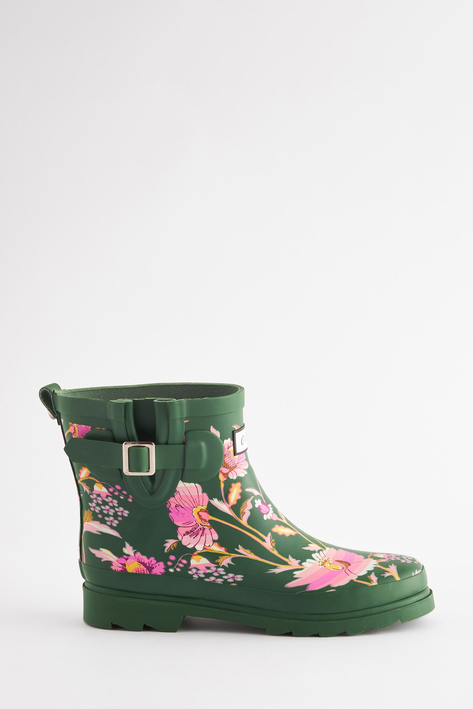 Buy Cath Kidston Green Floral Short Rubber Wellies from Next USA