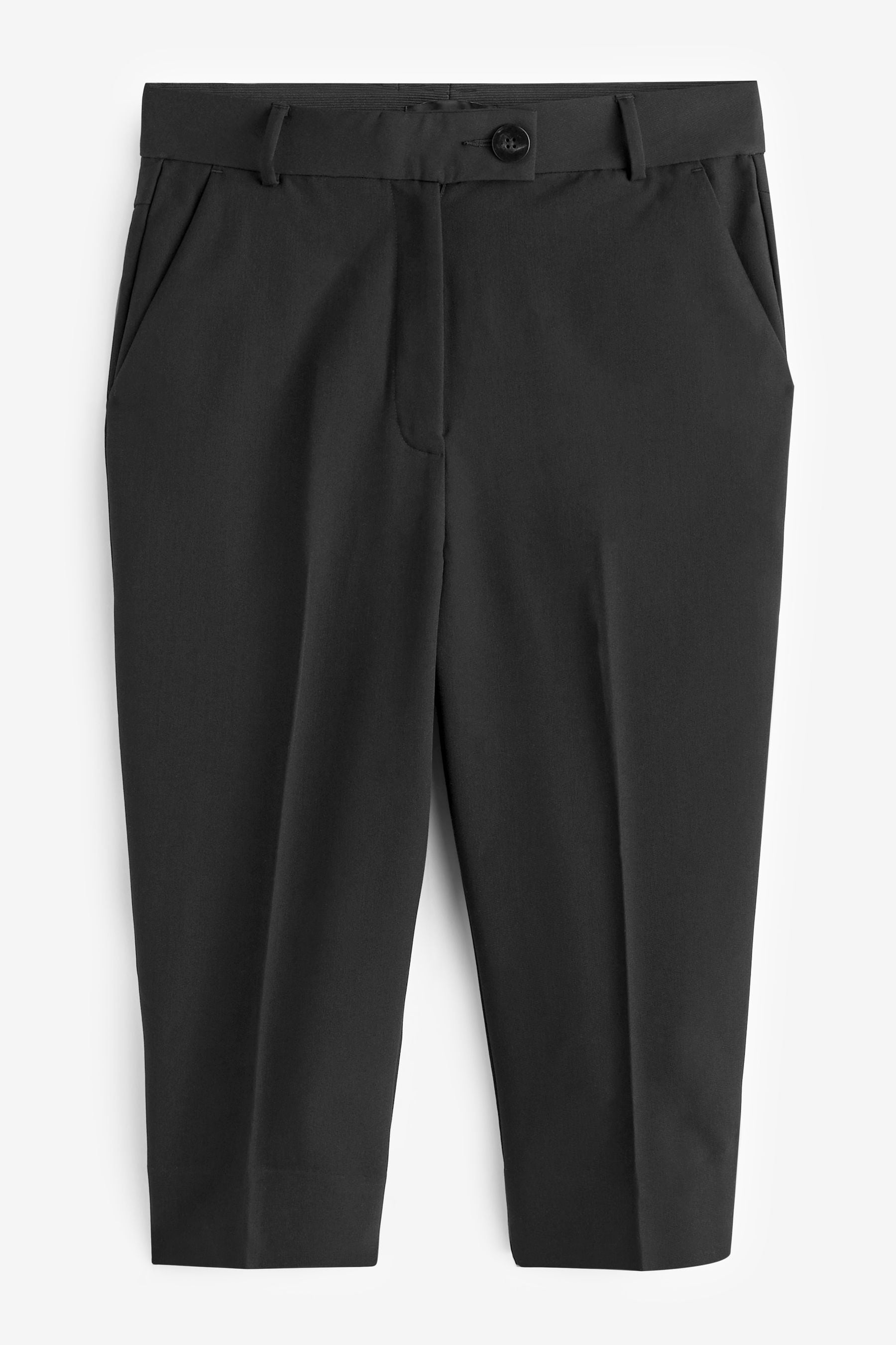 Buy Black Cropped Capri Trousers from Next Luxembourg