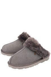 Dunlop Grey Slippers - Image 2 of 4