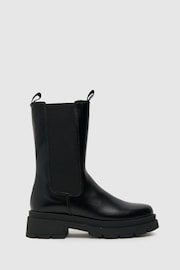 Schuh August High Cut Chelsea Black Boots - Image 1 of 4