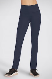 Skechers Blue GO WALK High Waist Black Joy Joggers - Image 1 of 3