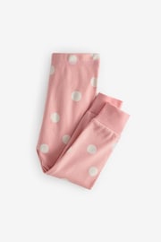 Pink/White Heart/Flower/Spot Stampy 100% Cotton Pyjamas 3 Pack (9mths-16yrs) - Image 10 of 12