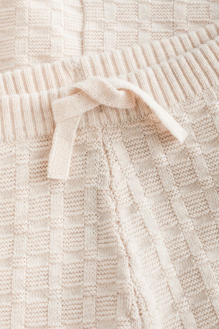 Neutral Textured Knit Top and Leggings Baby Set (0mths-3yrs) - Image 12 of 14