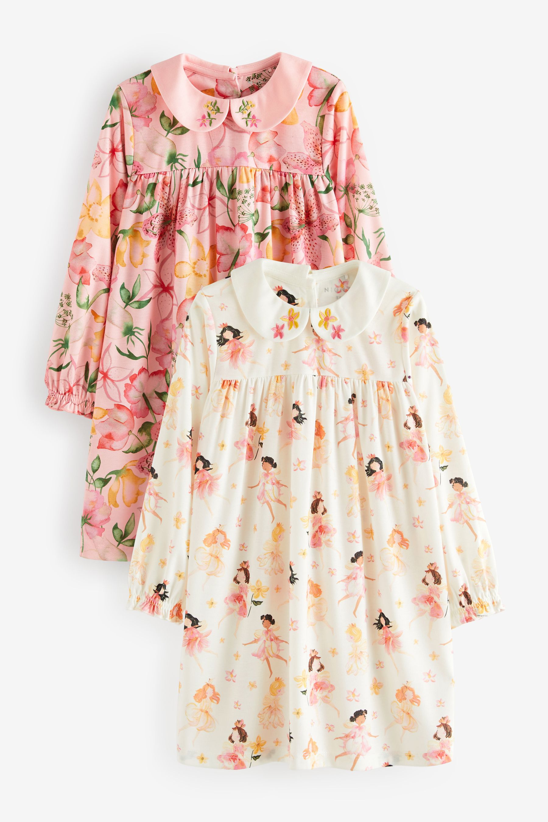 Buy Pink Cream Fairy Nighties 2 Pack 2 12yrs from the Next UK online shop