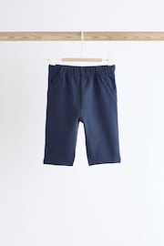 Navy/Brown Baby Joggers 3 Pack - Image 4 of 11