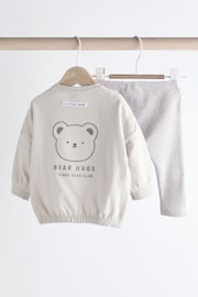 Grey Bear Baby Sweatshirt And Leggings 2 Piece Set - Image 4 of 14