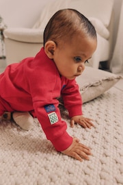 Red Dino Baby Sweatshirt and Joggers Set - Image 4 of 15