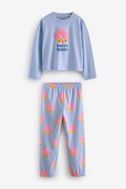 Grey/Blue 100% Cotton Joggers Pyjamas 3 Pack (3-16yrs) - Image 11 of 14