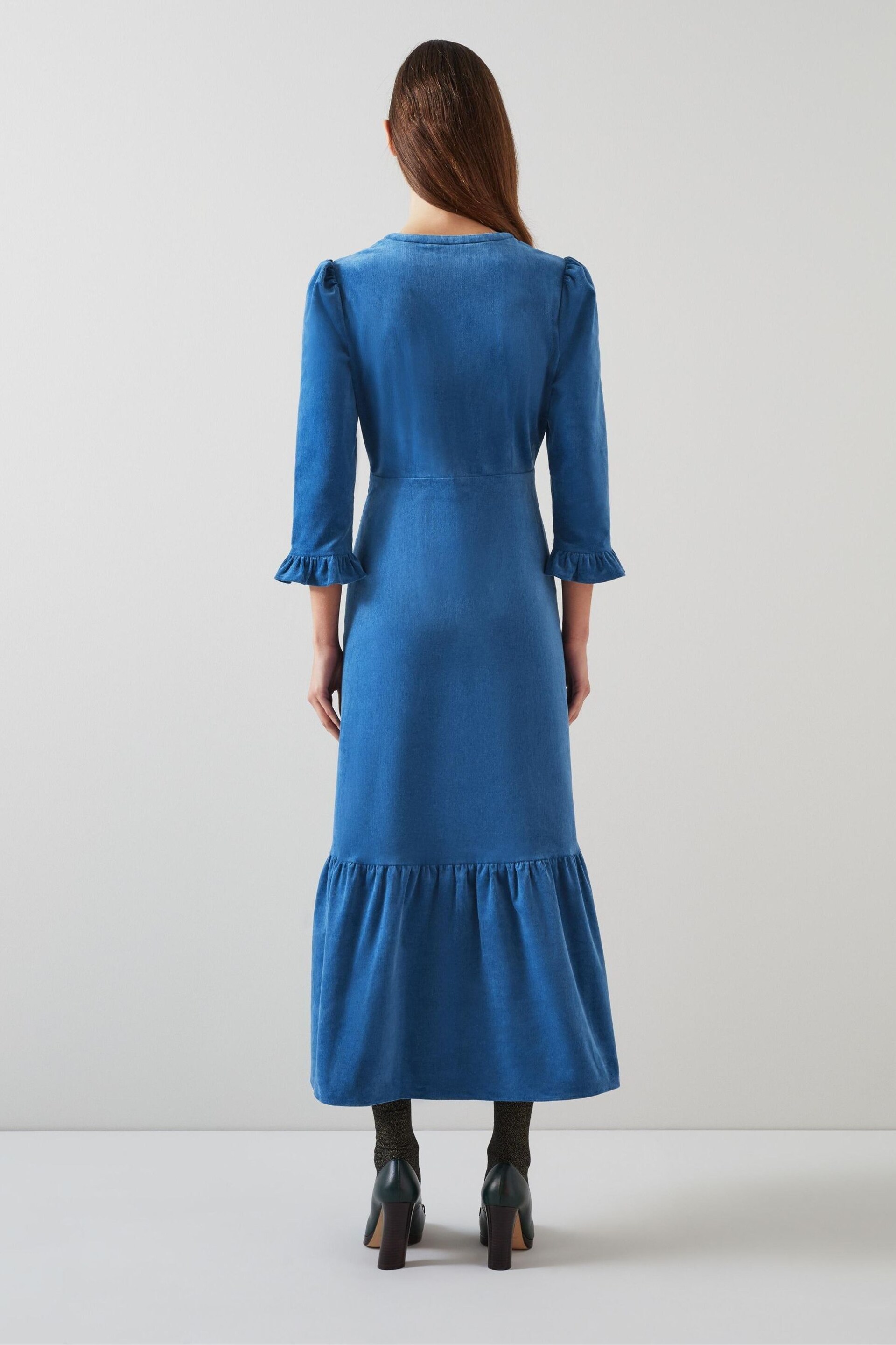 LK Bennett Deborah Cotton Cord Dress - Image 2 of 3