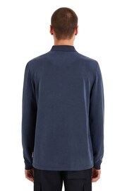 Sealskinz Blue Flordon Long Sleeve Soft Touch Polo Shirt - Image 2 of 6